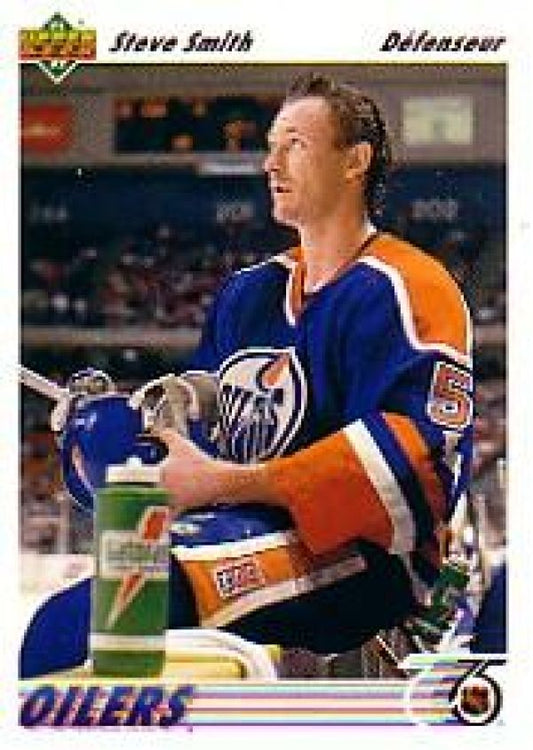 NHL 1991-92 Upper Deck French - No 350 - Steve Smith