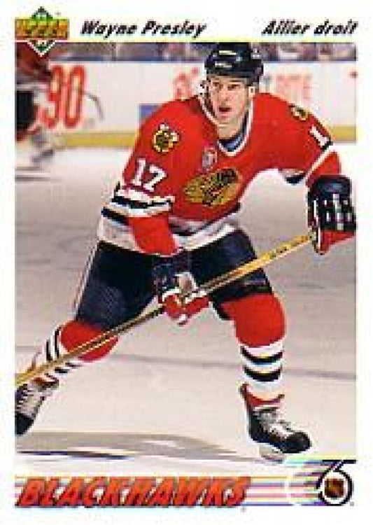 NHL 1991-92 Upper Deck French - No. 371 - Wayne Presley