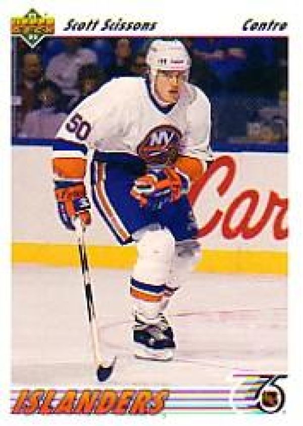 NHL 1991-92 Upper Deck French - No 428 - Scott Scissons