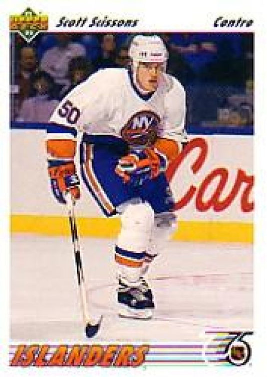 NHL 1991-92 Upper Deck French - No 428 - Scott Scissons