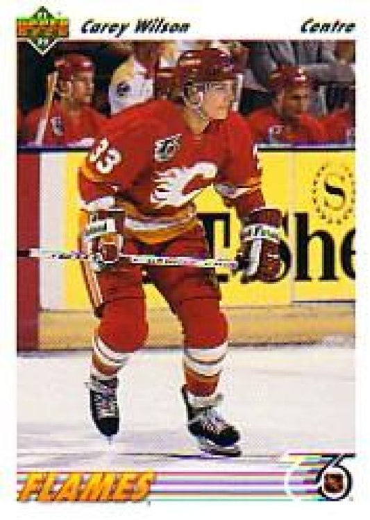 NHL 1991-92 Upper Deck French - No 538 - Carey Wilson