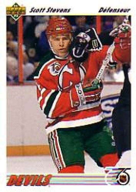 NHL 1991-92 Upper Deck French - No 539 - Scott Stevens