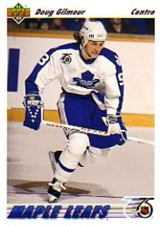 NHL 1991-92 Upper Deck French - No 558 - Doug Gilmour