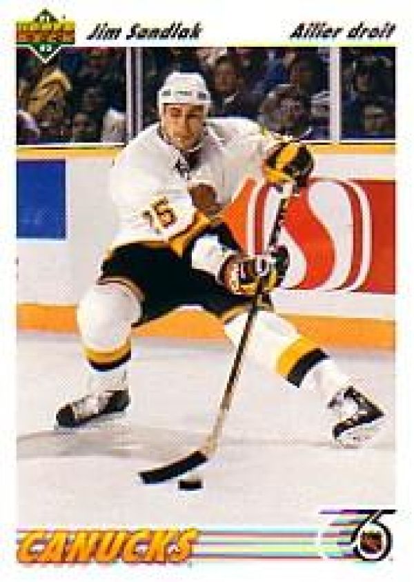 NHL 1991-92 Upper Deck French - No 577 - Jim Sandlak