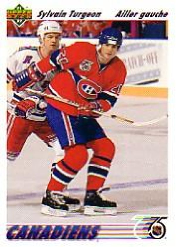 NHL 1991-92 Upper Deck French - No 579 - Sylvain Turgeon