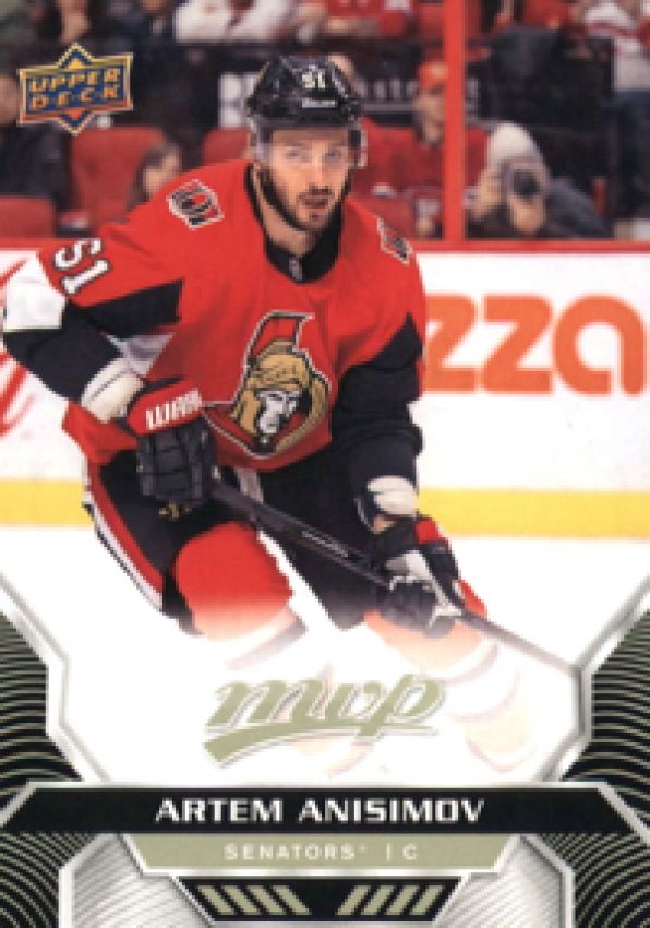 NHL 2020-21 Upper Deck MVP - No 35 - Artem Anisimov