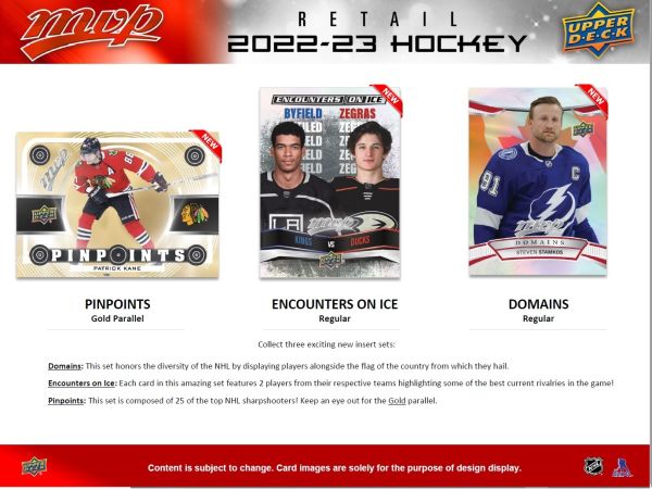 NHL 2022-23 Upper Deck MVP Fat Pack Retail