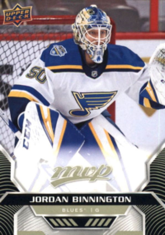 NHL 2020-21 Upper Deck MVP - No 107 - Jordan Binnington