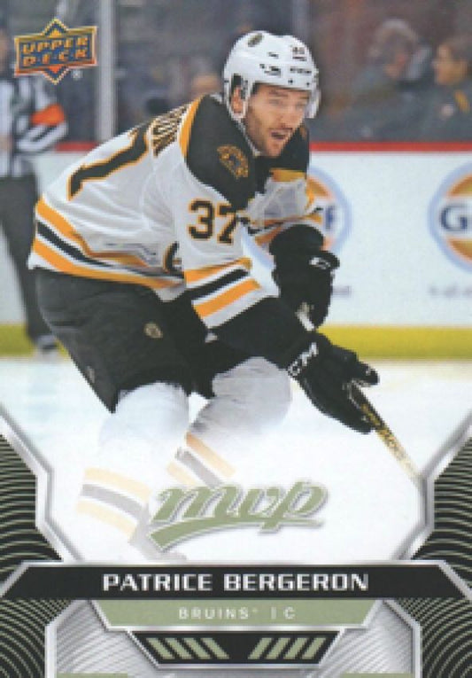 NHL 2020-21 Upper Deck MVP - No. 145 - Patrice Bergeron