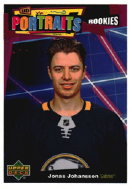 NHL 2020-21 Upper Deck UD Portraits - No P-92 - Jonas Johansson