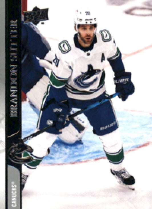 NHL 2020-21 Upper Deck - No 638 - Brandon Sutter