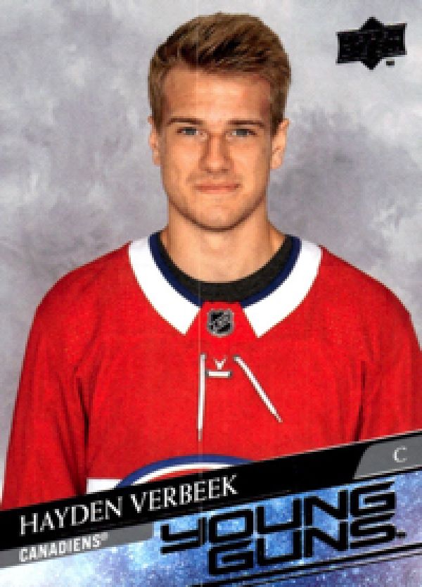 NHL 2020-21 Upper Deck - No 714 - Hayden Verbeek