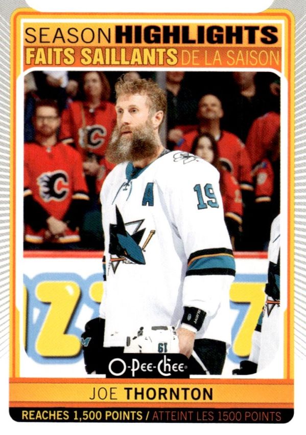 NHL 2021-22 O-Pee-Chee - No 596 - Joe Thornton