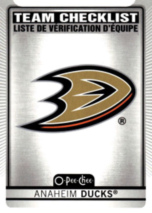 NHL 2021-22 O-Pee-Chee - No 551 - Logo Anaheim Ducks