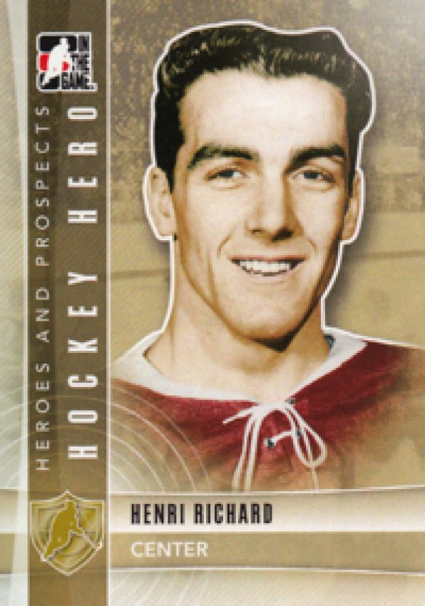 NHL 2011-12 ITG Heroes and Prospects - No 3 - Henri Richard