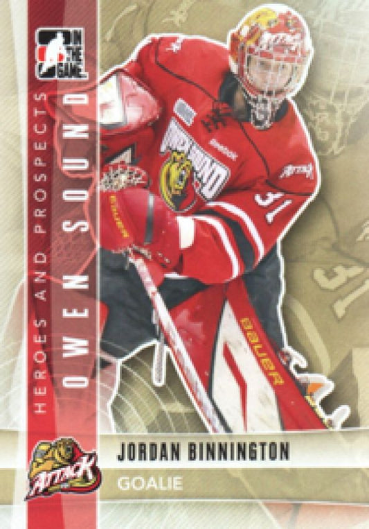 NHL 2011-12 ITG Heroes and Prospects - No 19 - Jordan Binnington