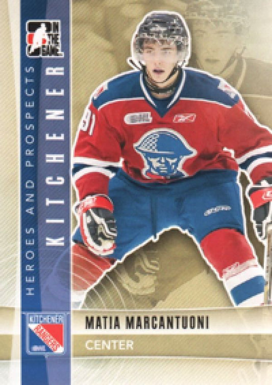 NHL 2011-12 ITG Heroes and Prospects - No 22 - Matia Marcantuoni