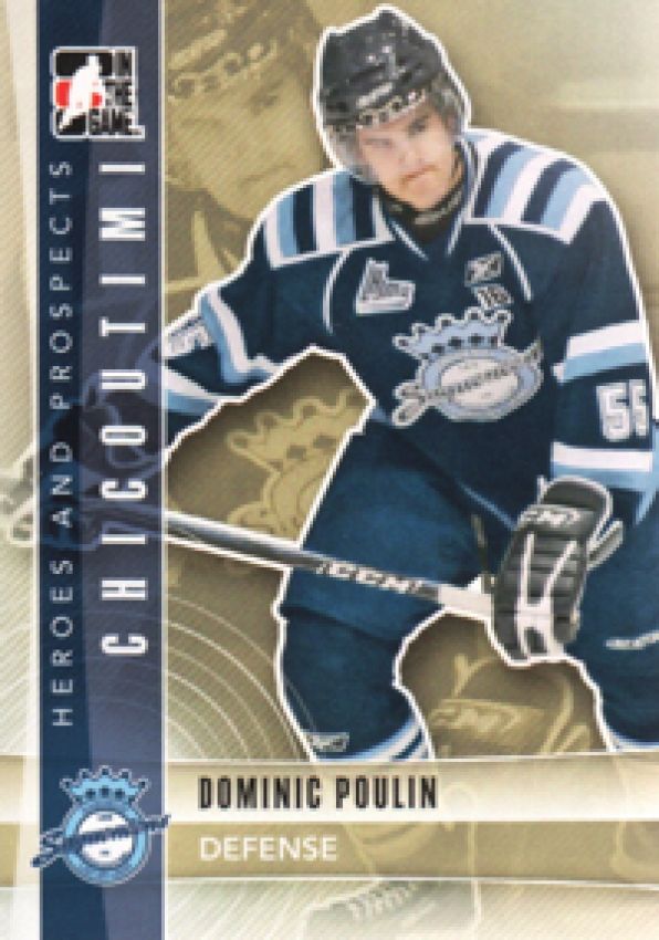 NHL 2011-12 ITG Heroes and Prospects - No 48 - Dominic Poulin