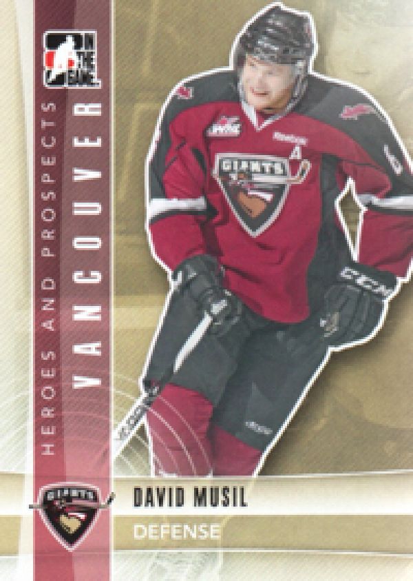 NHL 2011-12 ITG Heroes and Prospects - No 70 - David Musil