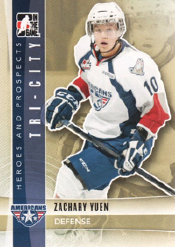 NHL 2011-12 ITG Heroes and Prospects - No 89 - Zachary Yuen