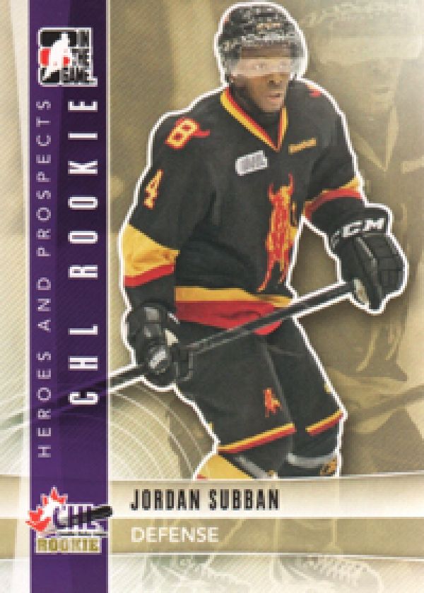 NHL 2011-12 ITG Heroes and Prospects - No 98 - Jordan Subban