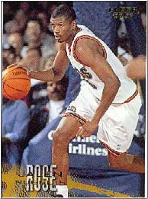 NBA 1996-97 Fleer - No. 28 - Jalen Rose