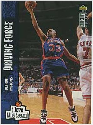 NBA 1995-96 Collector's Choice International German II - No 163 - Grant Hill