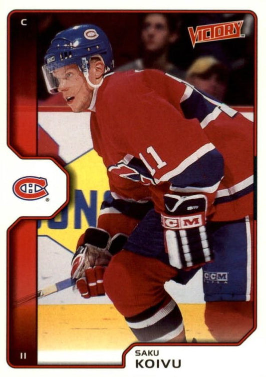 NHL 2002-03 Upper Deck Victory - No 110 - Saku Koivu