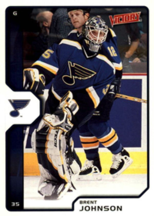 NHL 2002-03 Upper Deck Victory - No. 186 - Brent Johnson