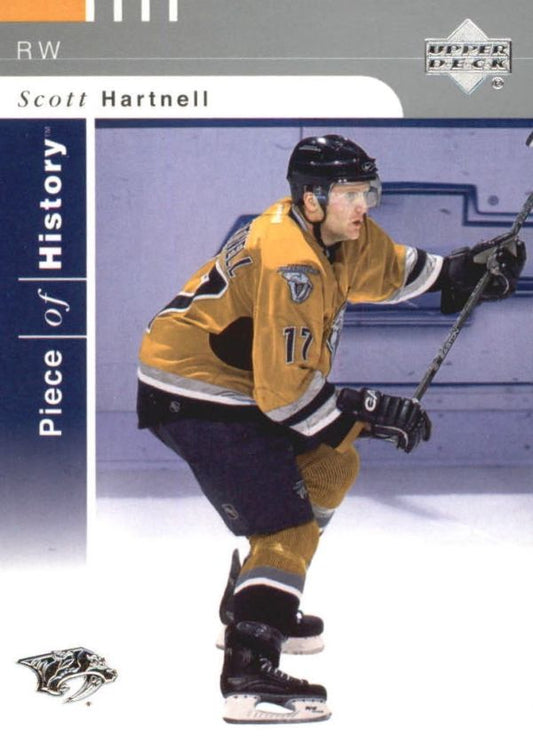 NHL 2002-03 UD Piece of History - No 53 - Scott Hartnell