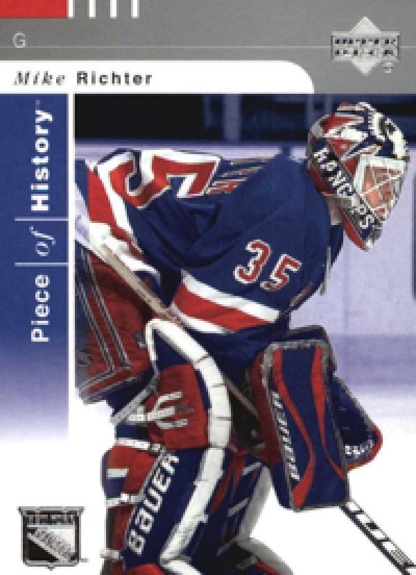 NHL 2002-03 UD Piece of History - No 59 - Mike Richter