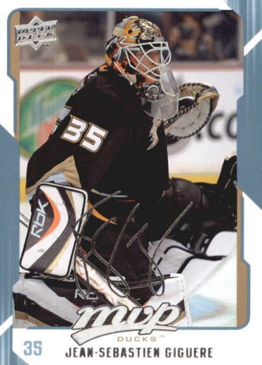 NHL 2008-09 Upper Deck MVP - No 4 - Jean-Sebastien Giguere