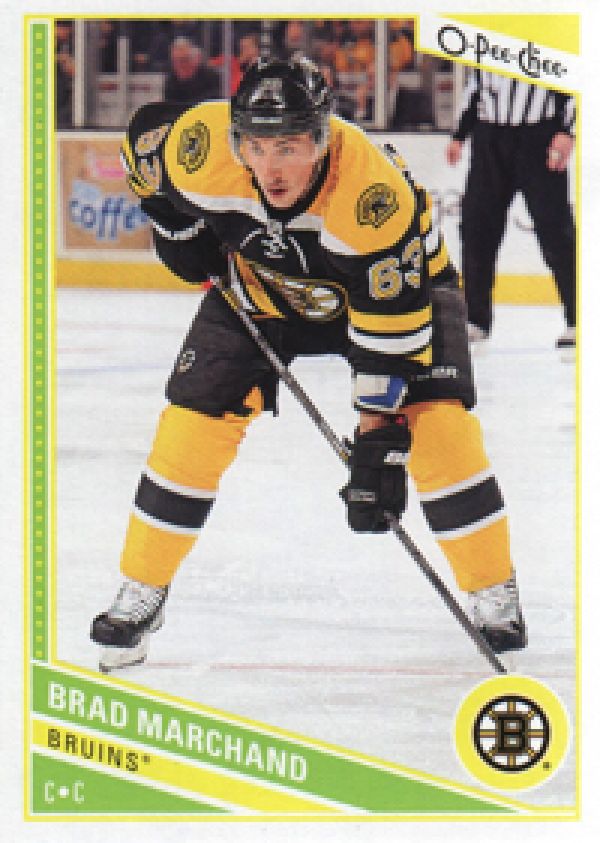 NHL 2013-14 O-Pee-Chee - No 186 - Brad Marchand