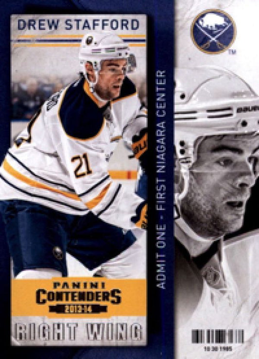 NHL 2013-14 Panini Contenders - No 98 - Drew Stafford