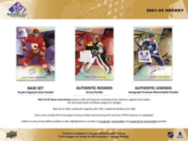 NHL 2021-22 SP Game Used - Box