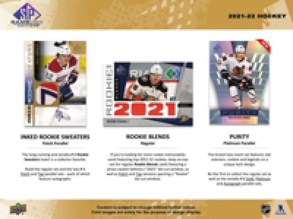 NHL 2021-22 SP Game Used - Box