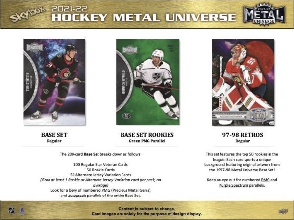 NHL 2021-22 SkyBox Metal Universe Hobby - Box