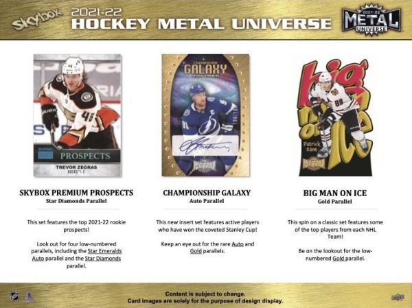 NHL 2021-22 SkyBox Metal Universe Hobby - Box