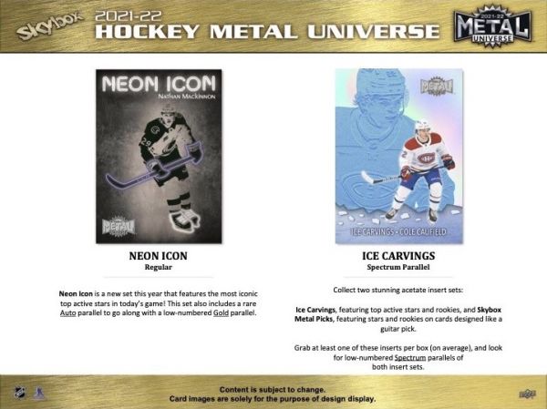 NHL 2021-22 SkyBox Metal Universe Hobby - Box