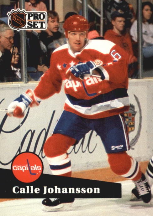 NHL 1991-92 ProSet French - No 248 - Calle Johansson