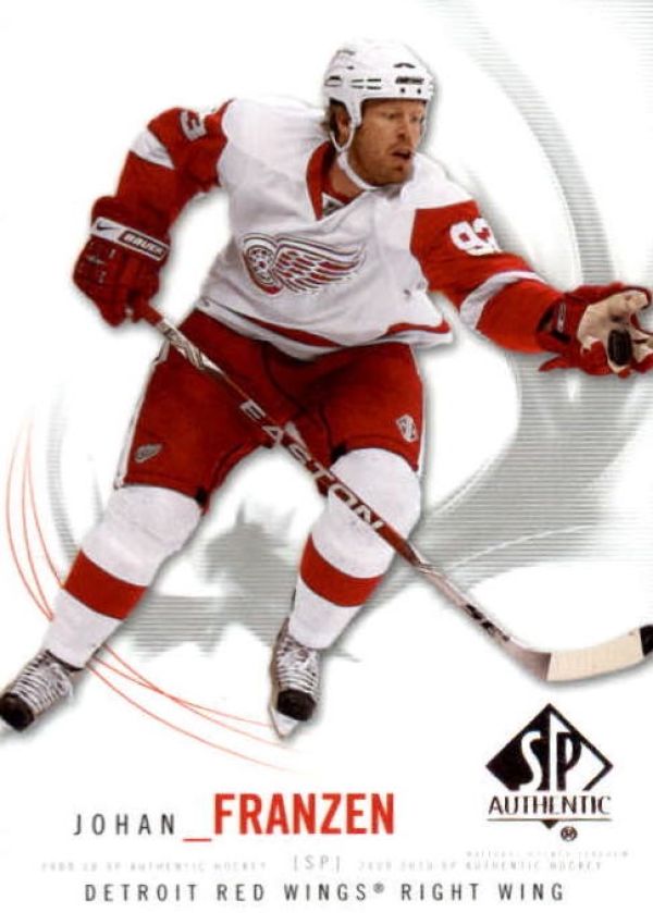 NHL 2009-10 SP Authentic - No 50 - Johan Franzen