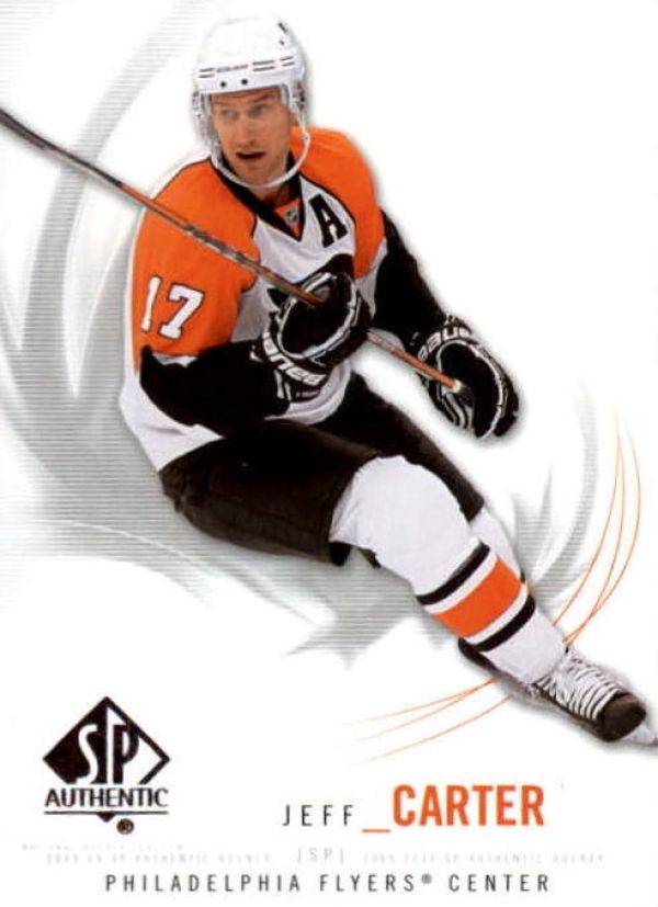 NHL 2009-10 SP Authentic - No 55 - Jeff Carter