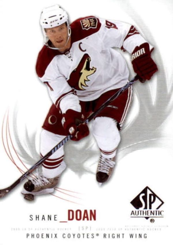 NHL 2009-10 SP Authentic - No. 58 - Shane Doan