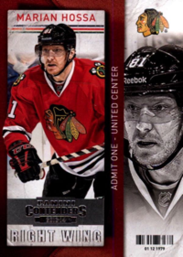 NHL 2013-14 Panini Contenders - No 2 - Marian Hossa