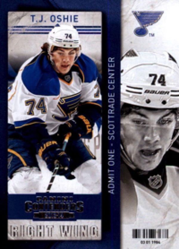 NHL 2013-14 Panini Contenders - No 5 - T.J. Oshie