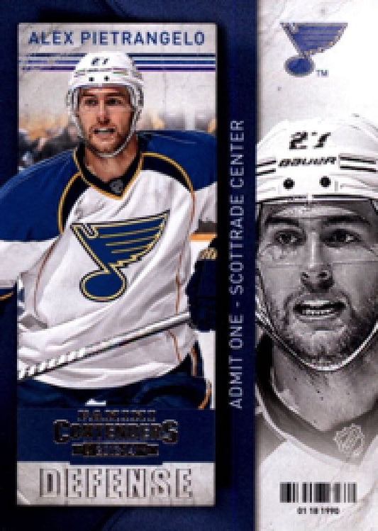 NHL 2013-14 Panini Contenders - No 6 - Alex Pietrangelo