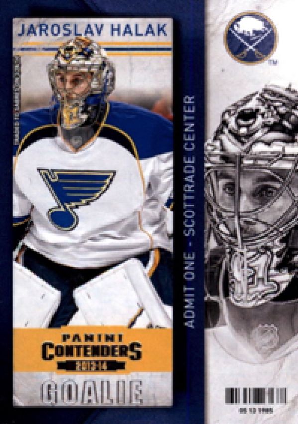 NHL 2013-14 Panini Contenders - No 7 - Jaroslav Halak