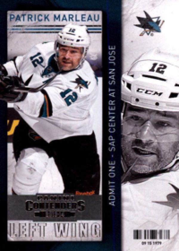 NHL 2013-14 Panini Contenders - No 10 - Patrick Marleau