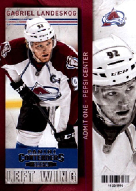 NHL 2013-14 Panini Contenders - No 16 - Gabriel Landeskog