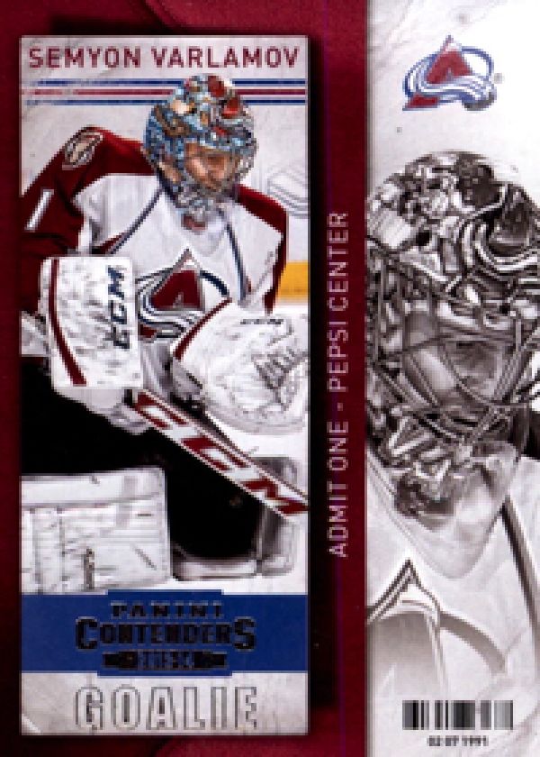 NHL 2013-14 Panini Contenders - No 18 - Semyon Varlamov